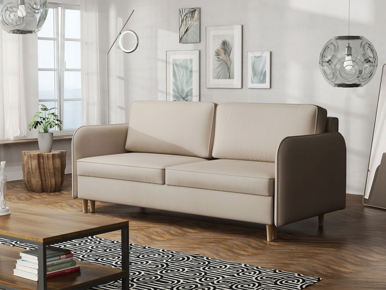 GAJA Sovesofa i creme beige