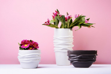 1 - RUMEX Vase Creme