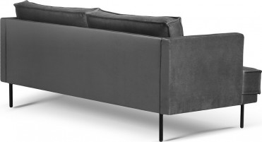 2 - GANZO Sofa 3 Mørkegrå 2 - GANZO Sofa 3 Mørkegrå