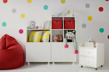 1 - SCRIBI Lille kommode Hvid