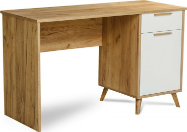 0 - SKADI Skrivebord Eg / Hvid