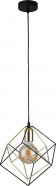 0 - CUBES Loftlampe Sort / Guld