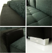 Grå Moderno Trend mini sofa og sovesofa Grå Moderno Trend mini sofa og sovesofa