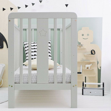 Woodies STAR COT tremmeseng - light gray