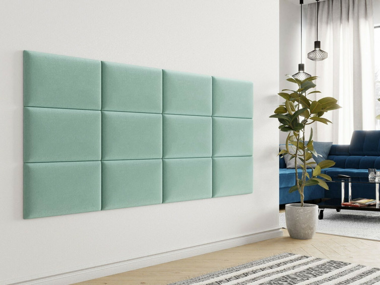 Polstret panel, sengegavl 50x30 1 stk.