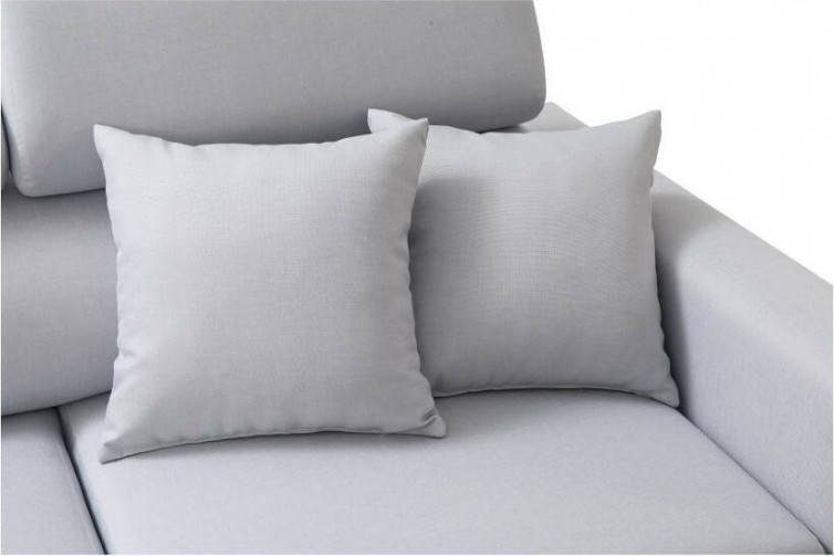 LORETTO Hj&oslash;rnesofa med komfortable puder