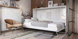 INVENTO VÆGSENG - 90 x 200CM MED LED