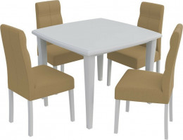 CUT IV Spisebord med 4 stk. spisestole