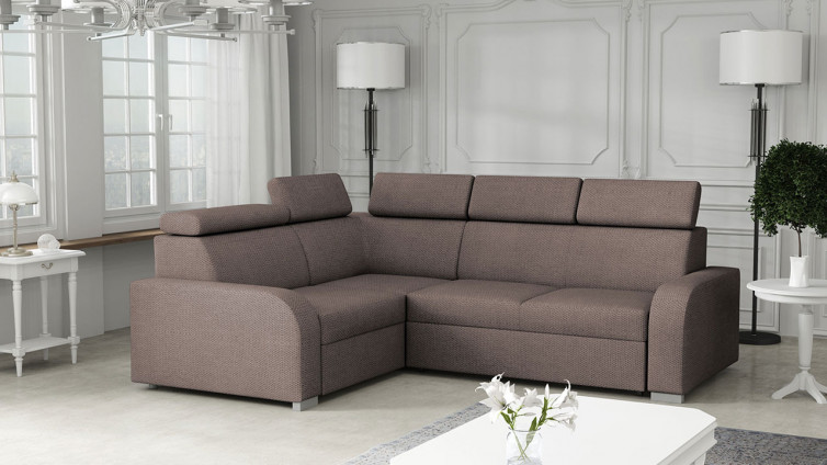 OSLO Chaiselong sofa i beige farve
