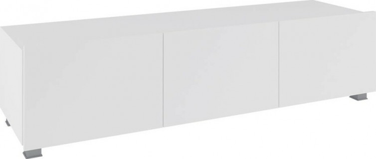 hvidt tv bord i et enkelt design