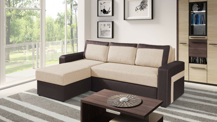 Sovesofa med chaiselong Kolder