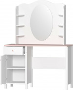 Skrivebord Luna Ln-03 1D1S + Overskab Luna Ln-06 Skrivebord Luna Ln-03 1D1S + Overskab Luna Ln-06