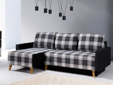Sovesofa med chaiselong Memone