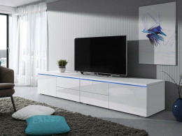 DOUBLE TV Sk&aelig;nk 200 cm med LED