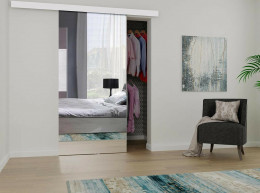 Mirror 100 Skydedør Med Selvlukkende Enhed