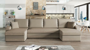 KRIS U-Sofa med sovefunktion