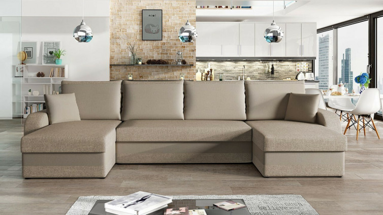 KRIS U-Sofa med sovefunktion