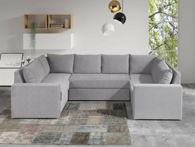 DENVER PLUS U-Sofa med sovefunktion