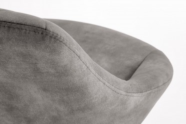 moderne BALTIS velour barstol i grå farve moderne BALTIS velour barstol i grå farve