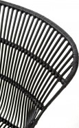 JERRY Spisebordsstol i sortmalet naturlig rattan JERRY Spisebordsstol i sortmalet naturlig rattan