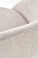 ELAINE Spisebordsstol i beige vævet stof detaljebillede ELAINE Spisebordsstol i beige vævet stof detaljebillede