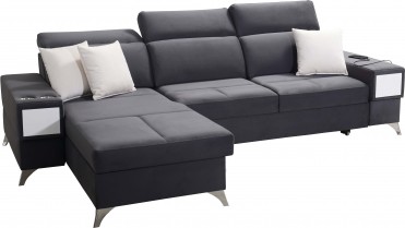 DEUS Sofa med chaiselong |...