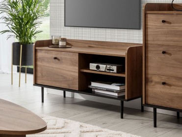VASINA II TV Bord i træ farve og sort