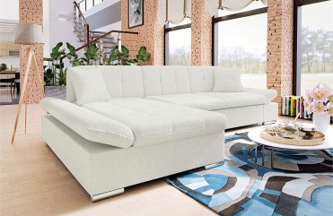venstrevendt MONTANA III Hjørnesofa i creme farve venstrevendt MONTANA III Hjørnesofa i creme farve