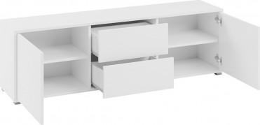 GESITA TV Bord i hvid farve GESITA TV Bord i hvid farve