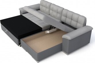 DINO Chaiselong sofa samt sovesofa med opbevaringsrum
