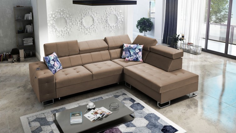 HILTON Sovesofa med chaiselong