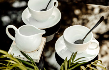 MUSCARI Kaffekop i hvid
