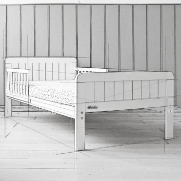 Woodies COUNTRY TODDLER BED - juniorseng Woodies COUNTRY TODDLER BED - juniorseng