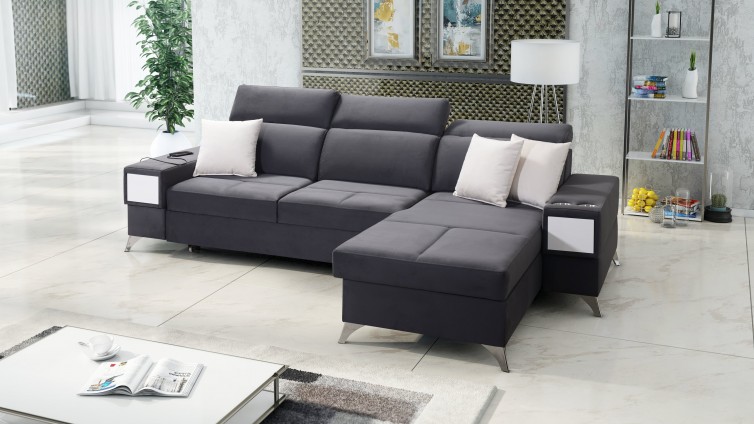 DEUS Sofa med chaiselong