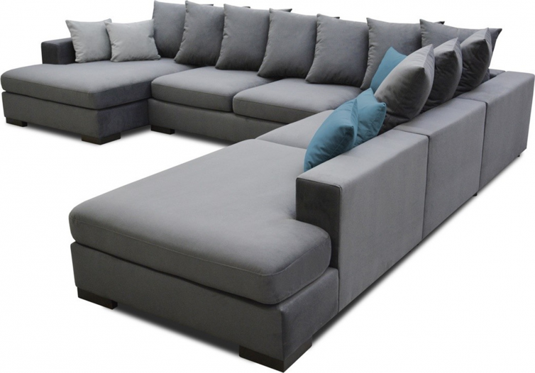 GIGANTO U-Sofa med komfortable puder