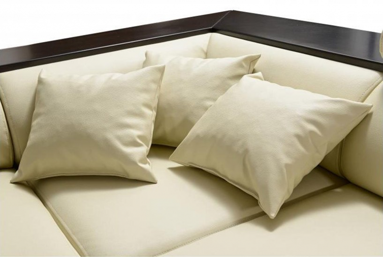 HERKULES U-Sofa detaljebillede med komfortable puder HERKULES U-Sofa detaljebillede med komfortable puder