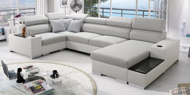 h&oslash;jrevendt PERSEO U-Sofa