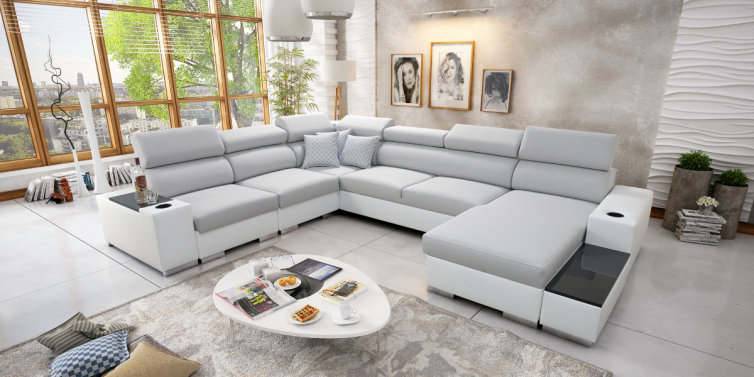 højrevendt PERSEO stor u-sofa højrevendt PERSEO stor u-sofa