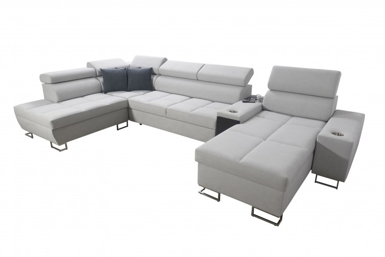 Morena City U-sofa med USB-port Morena City U-sofa med USB-port