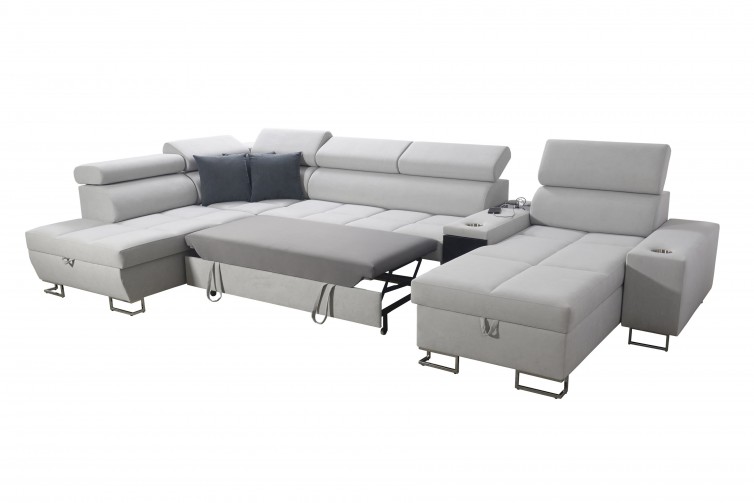 Morena City U-sofa med USB-port Morena City U-sofa med USB-port
