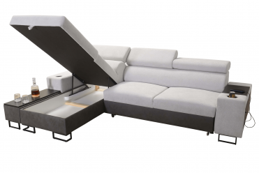 MELODY Sofa med chaiselong...