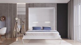 INVENTO CLASSIC Skabsseng - 160 x 200 cm MED LED