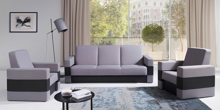 Hel Stue Kvadrat Lux 3+1+1