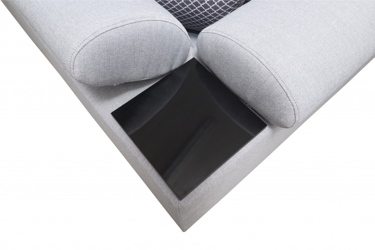 MODIVO U-Sofa med praktisk hylde MODIVO U-Sofa med praktisk hylde