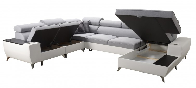 MODIVO U-Sofa med opbevaringsrum MODIVO U-Sofa med opbevaringsrum