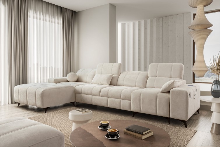 DAFNE III Sofa med chaiselong