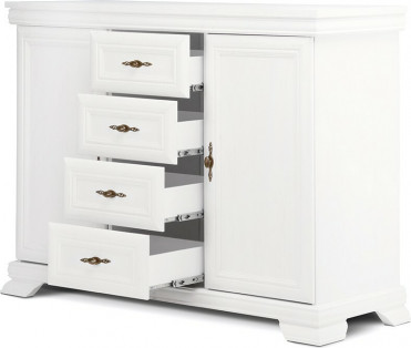 2 - IMPERIO Kommode Hvid