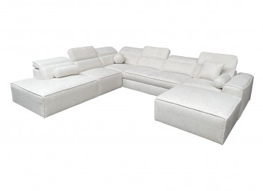 VITO X U-sofa med flytbar puf