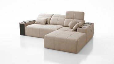 MINDY I Sofa med chaiselong...