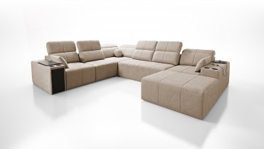 MINDY VIII U-sofa med...